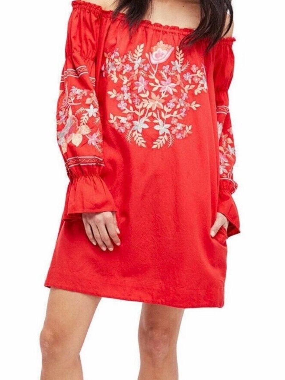 Free People Fleur Du Jour off-the-shoulder mini dress - Picture 5 of 10